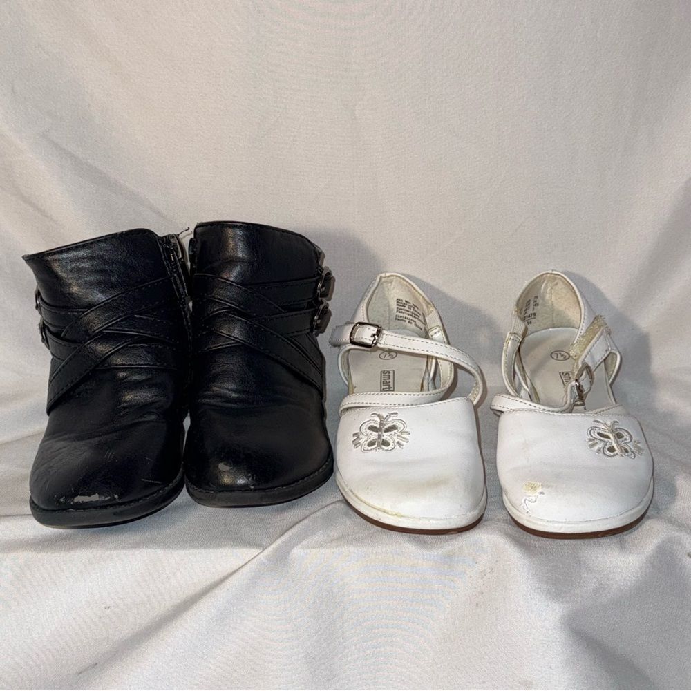 Asst‎ shoes size 7& 7.5 Stylish Black and White Kids Shoes